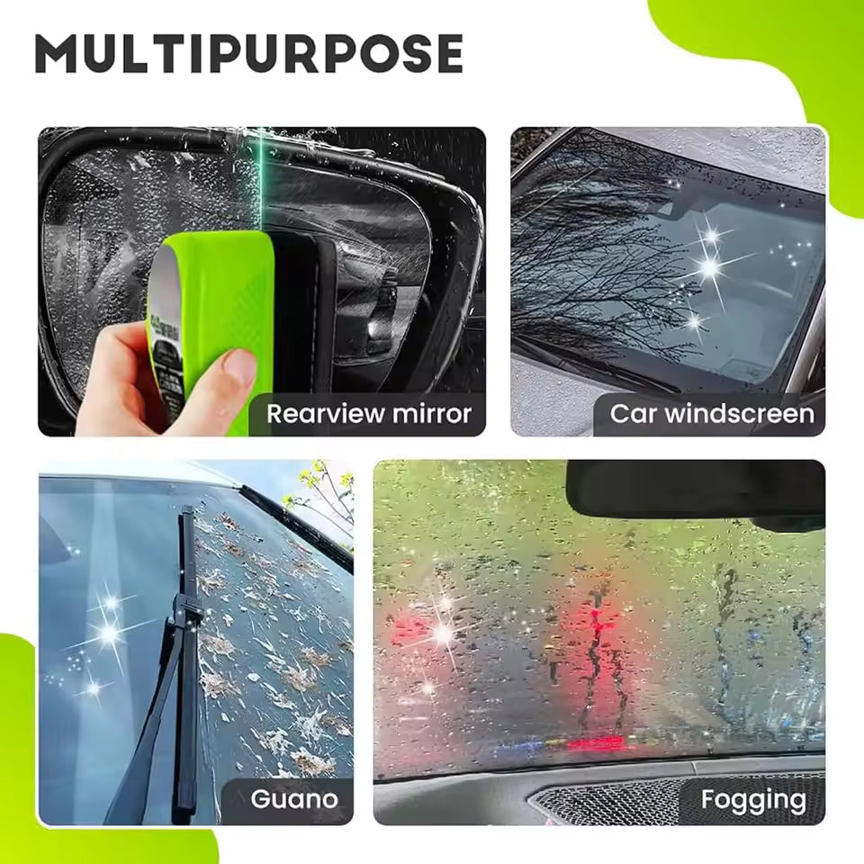 150ML Automotive Glass Oil Film Remover with Brush – Crystal Coating Cleaner