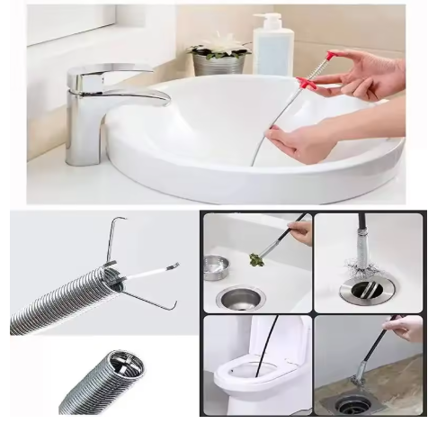 60/90cm Flexible Grabber Claw Tool – Drain Clog Remover