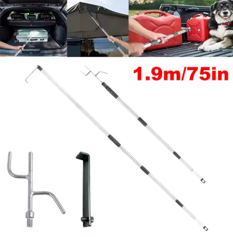 Truck Cargo Grabber Tool – Telescoping Bed Retriever Stick (1.5m / 1.7m)