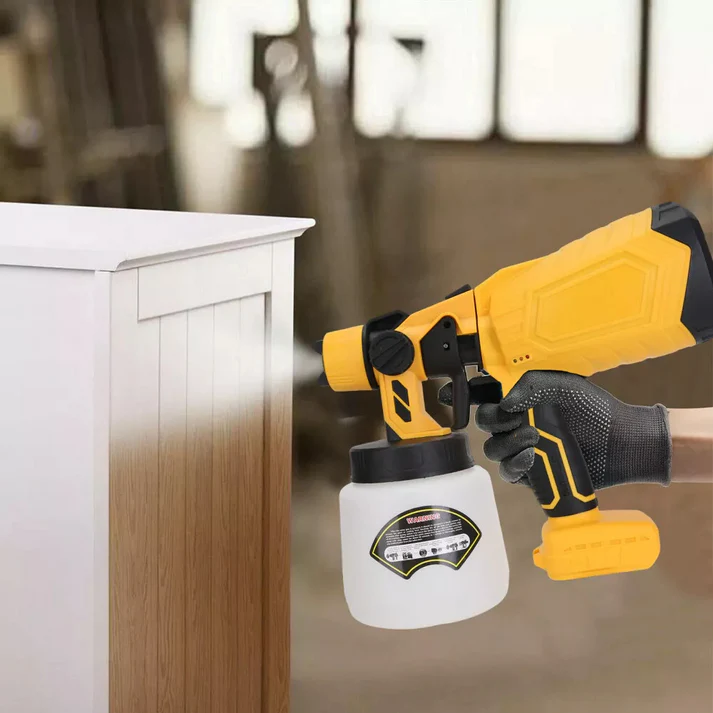 Cordless High-Pressure Paint Sprayer – Compatible with Makita, Dewalt, Ryobi & Milwaukee 18V Batteries
