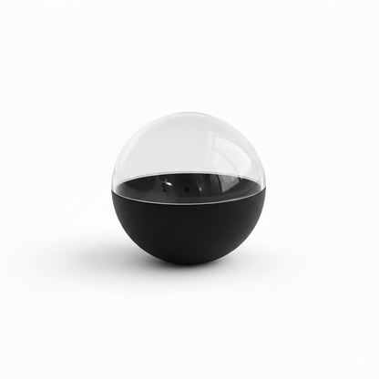 3D Crystal Ball Video Display Lamp – 2.7" Pixel Sphere, 4GB Storage