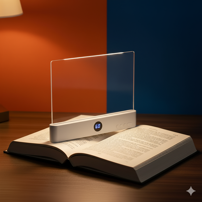 LED Flat Panel Reading Light – Eye Protection & USB Rechargeable