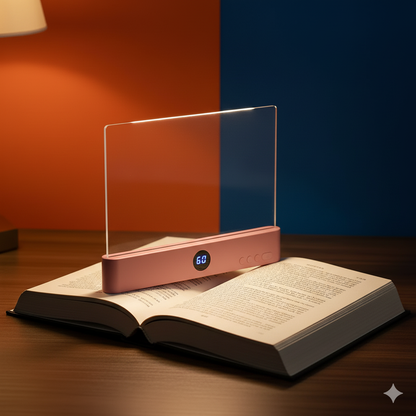 LED Flat Panel Reading Light – Eye Protection & USB Rechargeable