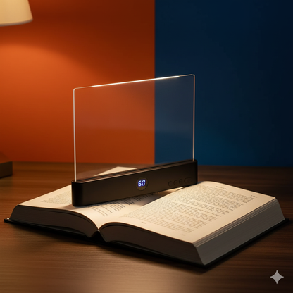 LED Flat Panel Reading Light – Eye Protection & USB Rechargeable