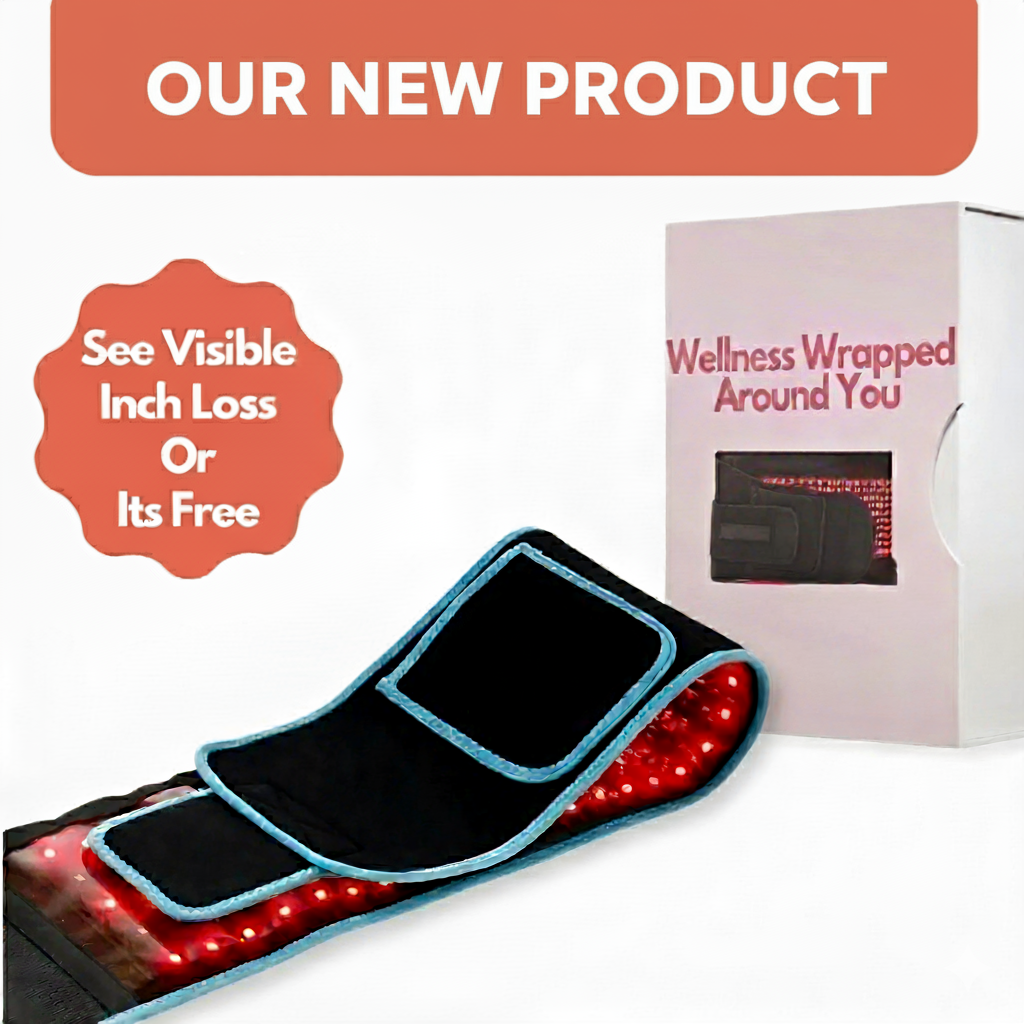 Heal Beam Pro™ Near Infrared Red Light Therapy Belt 660nm & 850nm Pain Relief for Back, Waist & Wrist