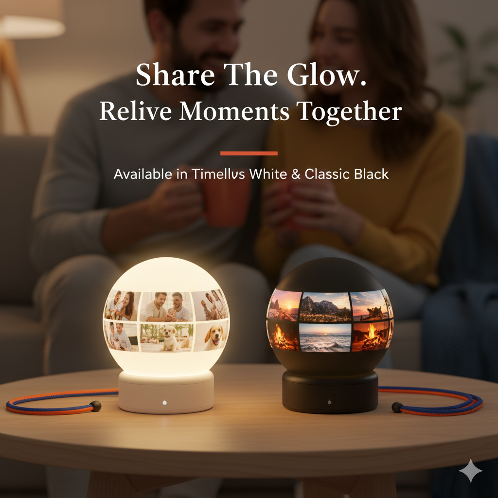 3D Crystal Ball Video Display Lamp – 2.7" Pixel Sphere, 4GB Storage