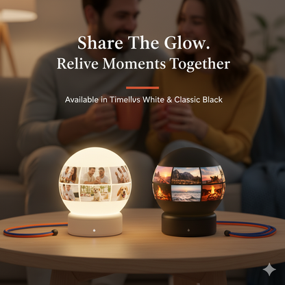 3D Crystal Ball Video Display Lamp – 2.7" Pixel Sphere, 4GB Storage