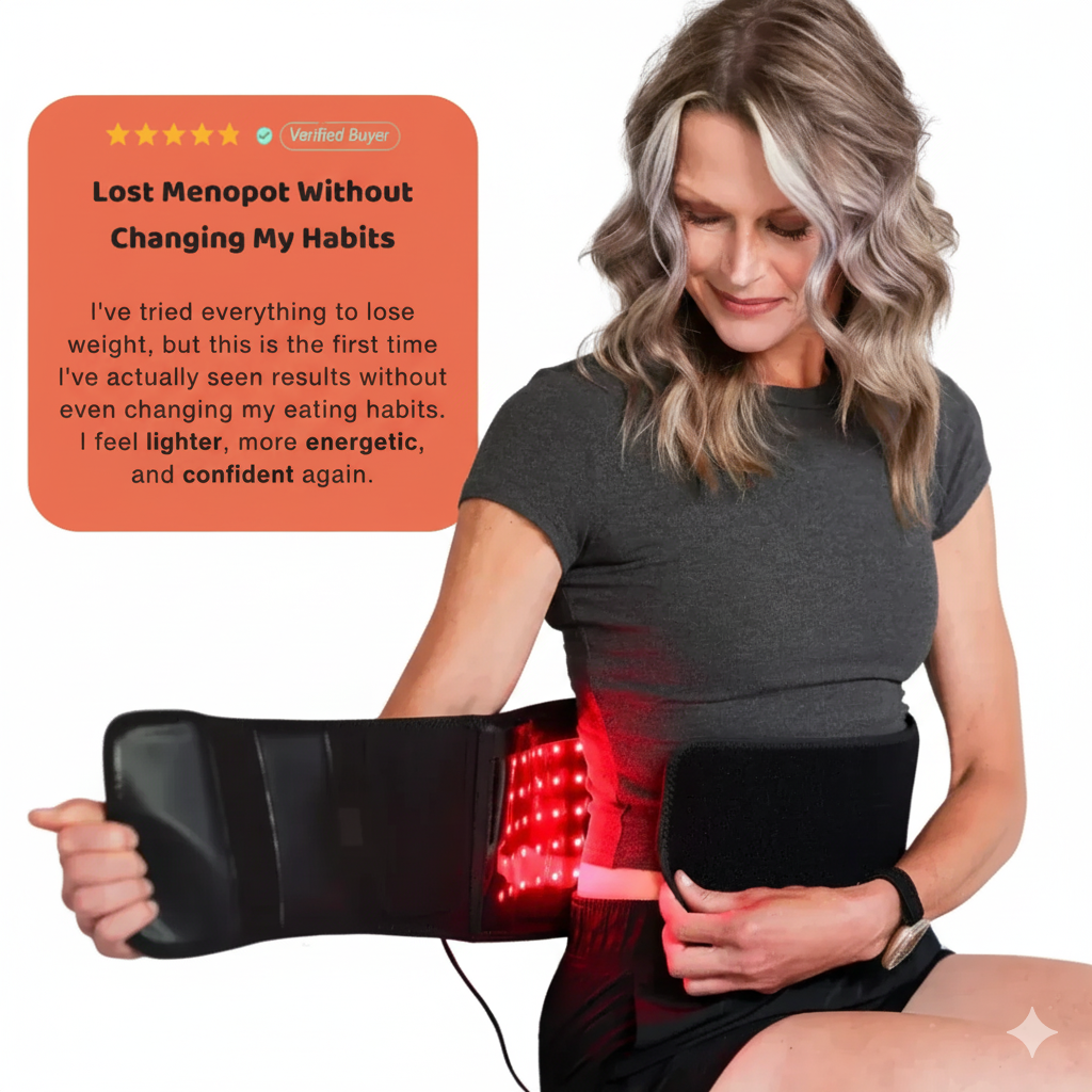 Heal Beam Pro™ Near Infrared Red Light Therapy Belt 660nm & 850nm Pain Relief for Back, Waist & Wrist