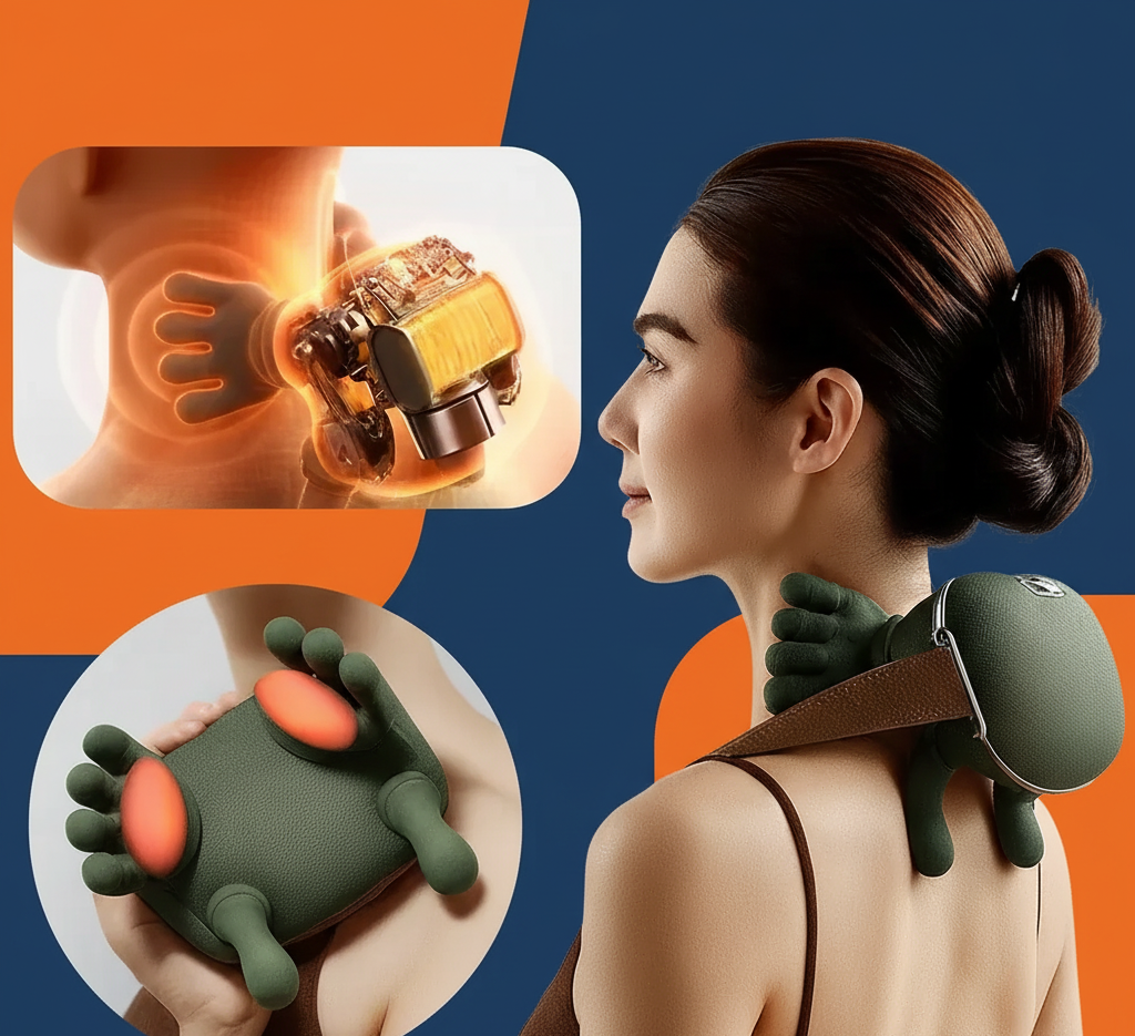 Comfort Neck Massager – Wireless & Portable Relaxation Device