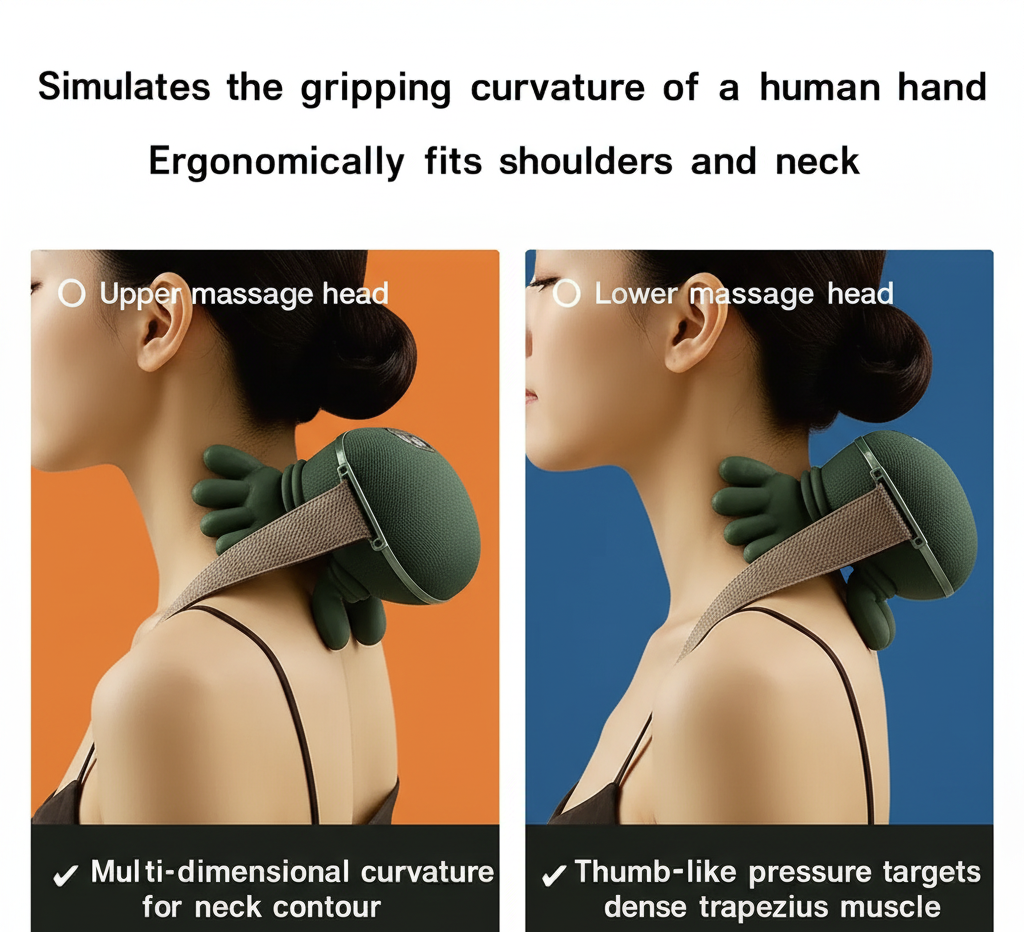 Comfort Neck Massager – Wireless & Portable Relaxation Device