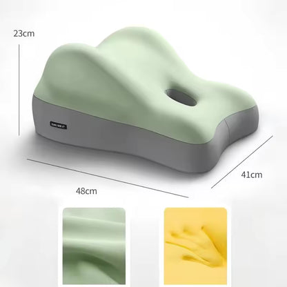 ErgoRest Memory Foam Lumbar Cushion – Ergonomic Back Support Pillow