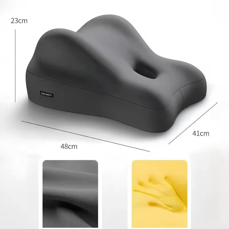 ErgoRest Memory Foam Lumbar Cushion – Ergonomic Back Support Pillow