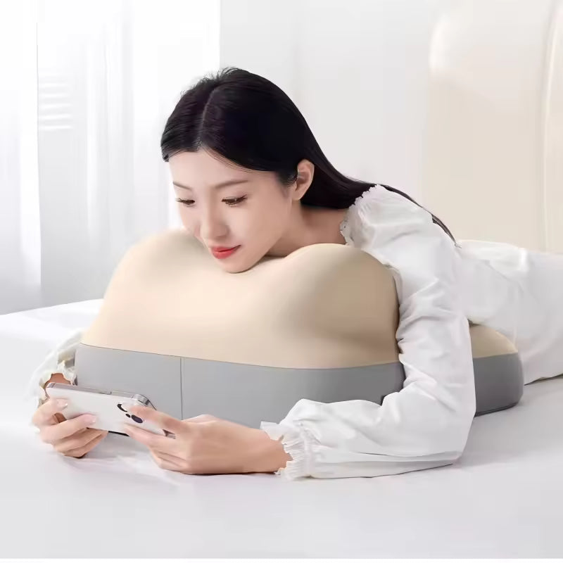 ErgoRest Memory Foam Lumbar Cushion – Ergonomic Back Support Pillow