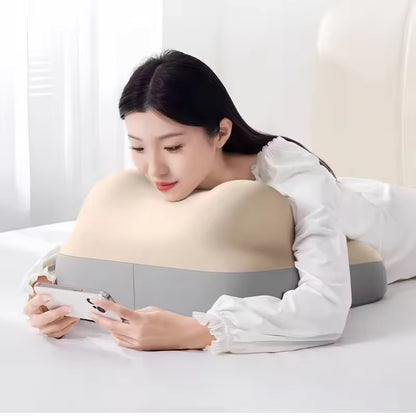 ErgoRest Memory Foam Lumbar Cushion – Ergonomic Back Support Pillow