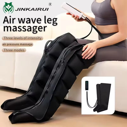 Air Pressure Leg Massager Boots – Foot & Calf Massage with Remote