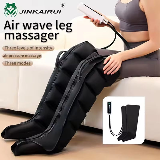 Air Pressure Leg Massager Boots – Foot & Calf Massage with Remote