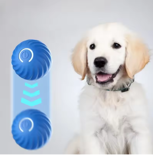 Smart Automatic Dog Toy Ball – USB Rechargeable Interactive Chew Ball