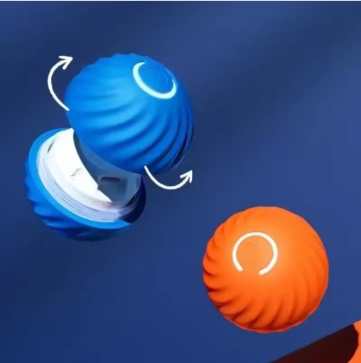 Smart Automatic Dog Toy Ball – USB Rechargeable Interactive Chew Ball