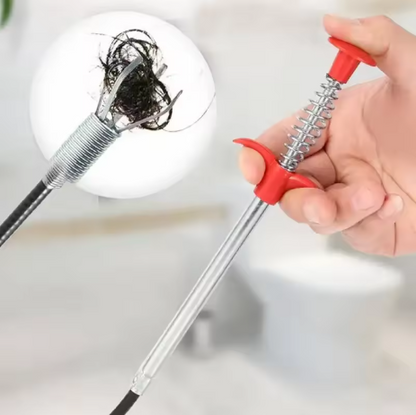 60/90cm Flexible Grabber Claw Tool – Drain Clog Remover