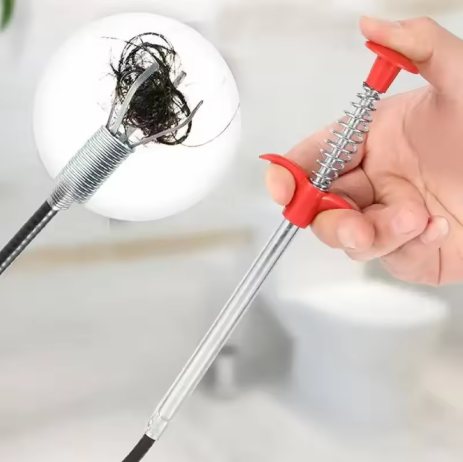 60/90cm Flexible Grabber Claw Tool – Drain Clog Remover