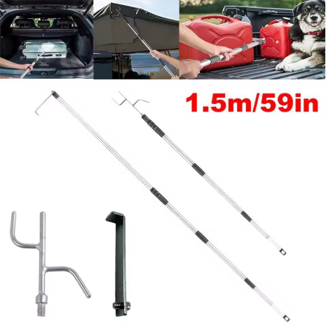 Truck Cargo Grabber Tool – Telescoping Bed Retriever Stick (1.5m / 1.7m)