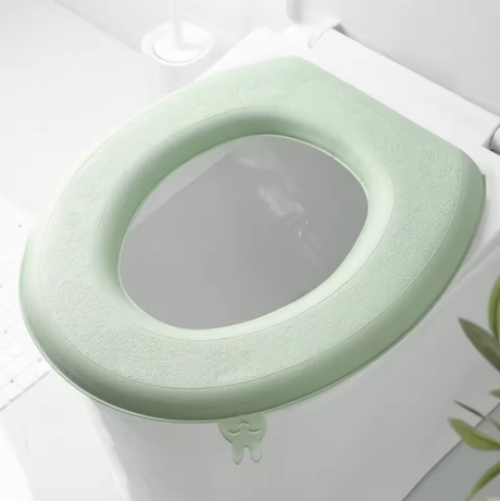Reusable Soft Toilet Seat Cover Pad with Handle – EVA Cushion Mat