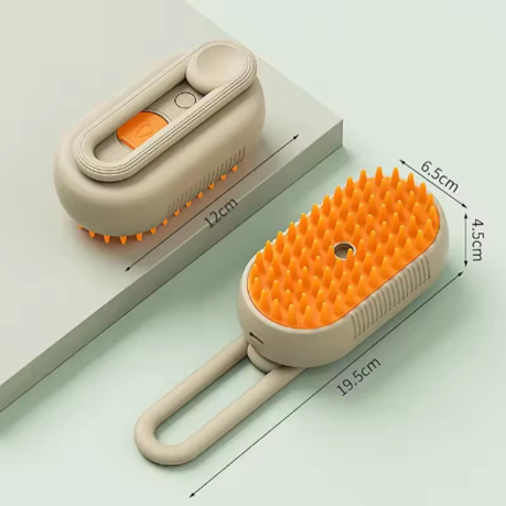 3-in-1 Pet Spray Massage Comb – Grooming Brush & Hair Remover