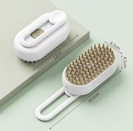 3-in-1 Pet Spray Massage Comb – Grooming Brush & Hair Remover