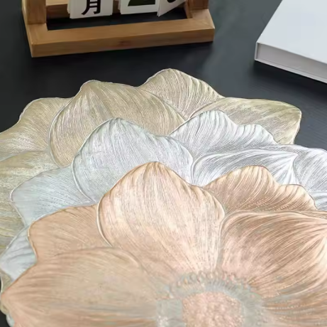 Lotus Heat-Resistant Placemat – Washable Decorative Table Pad & Coaster