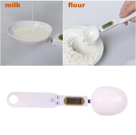 500g/0.1g Digital Measuring Spoon Scale – LCD Display Kitchen Tool