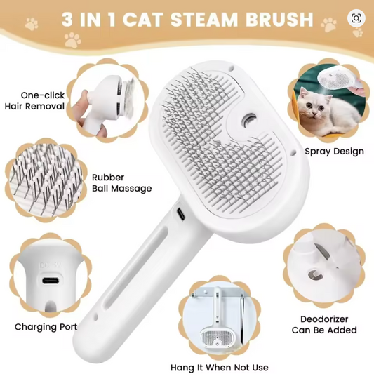 Steam Grooming Comb for Dogs & Cats