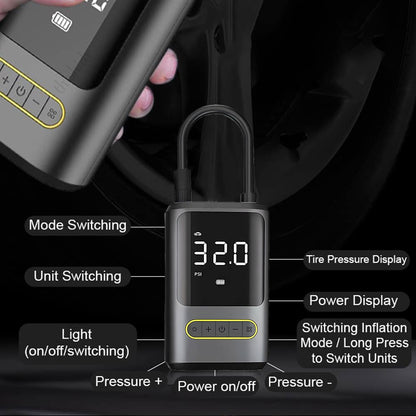 Car Electric Air Pump – Portable Tire Inflator for Vehicles & Sports Balls