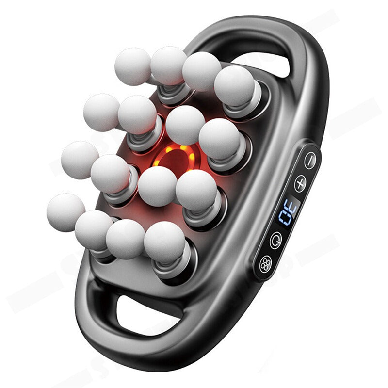 Upgraded 16 Heads Massage Gun – Deep Tissue Electric Massager for Muscle Pain Relief