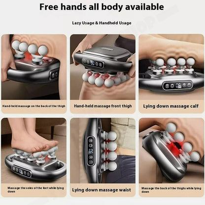 Upgraded 16 Heads Massage Gun – Deep Tissue Electric Massager for Muscle Pain Relief