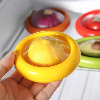 Reusable Silicone Food Savers – Fruit & Vegetable Shaped Containers