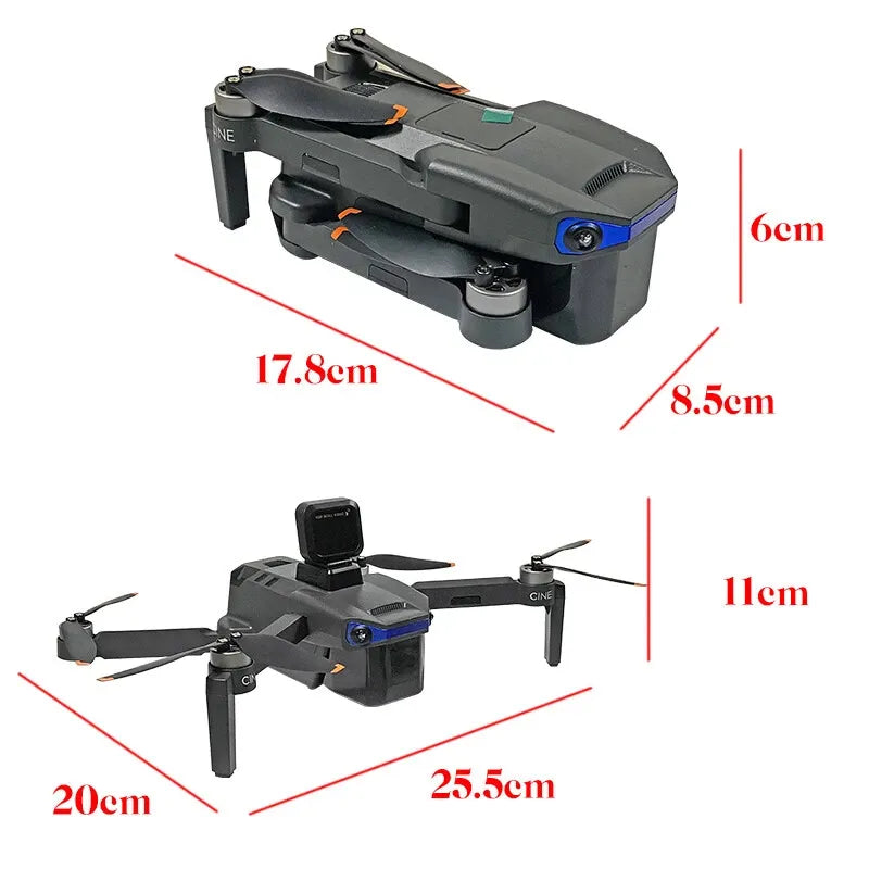 AE3ProMax 5G Drone – Dual Camera GPS FPV Quadcopter with Obstacle Avoidance & WiFi Control