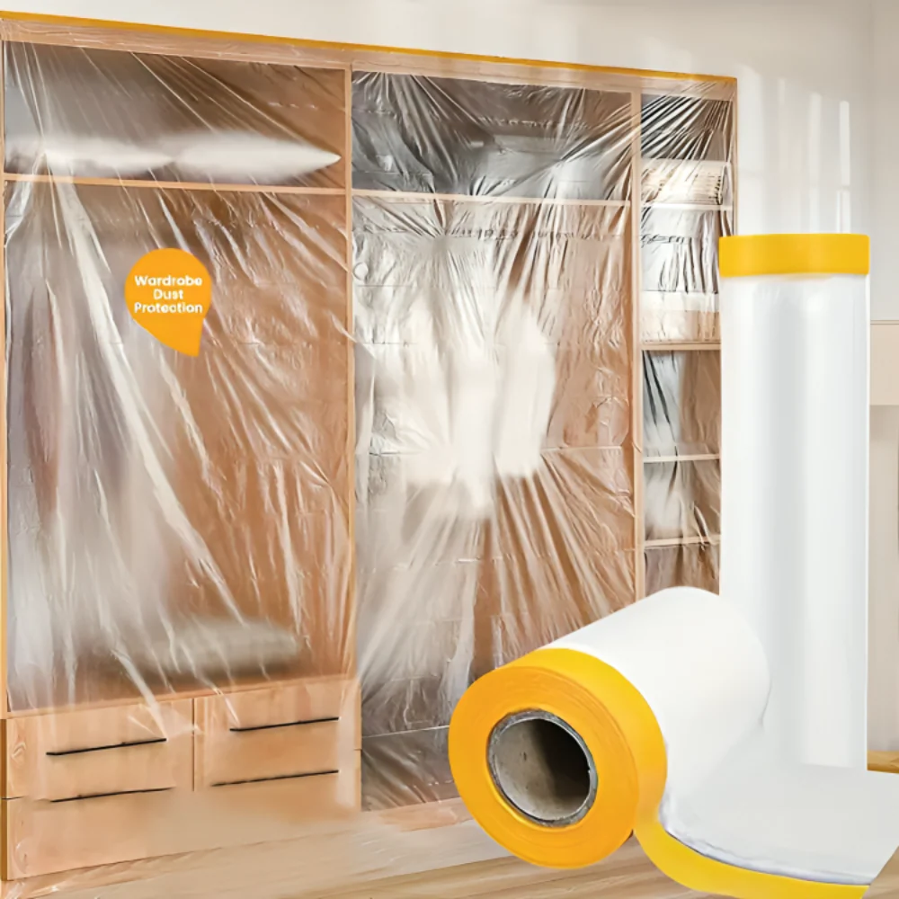 Pre-Taped Masking Film (6 Rolls)