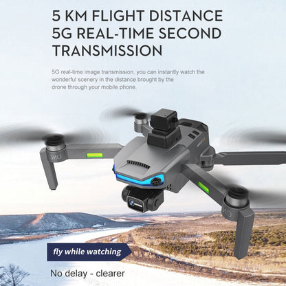 AE3ProMax 5G Drone – Dual Camera GPS FPV Quadcopter with Obstacle Avoidance & WiFi Control