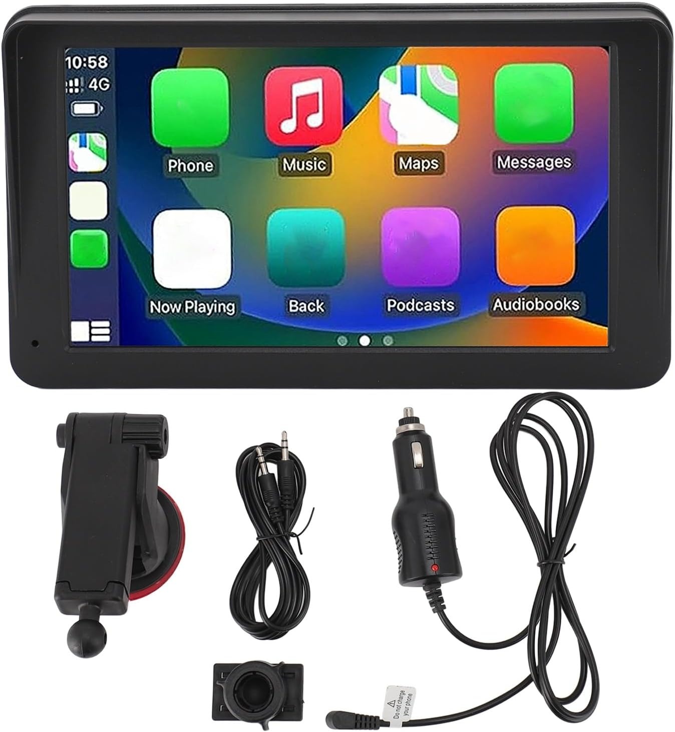 Jectse 7" HD Double Din Car Stereo – WiFi Touchscreen with Bluetooth & Navigation