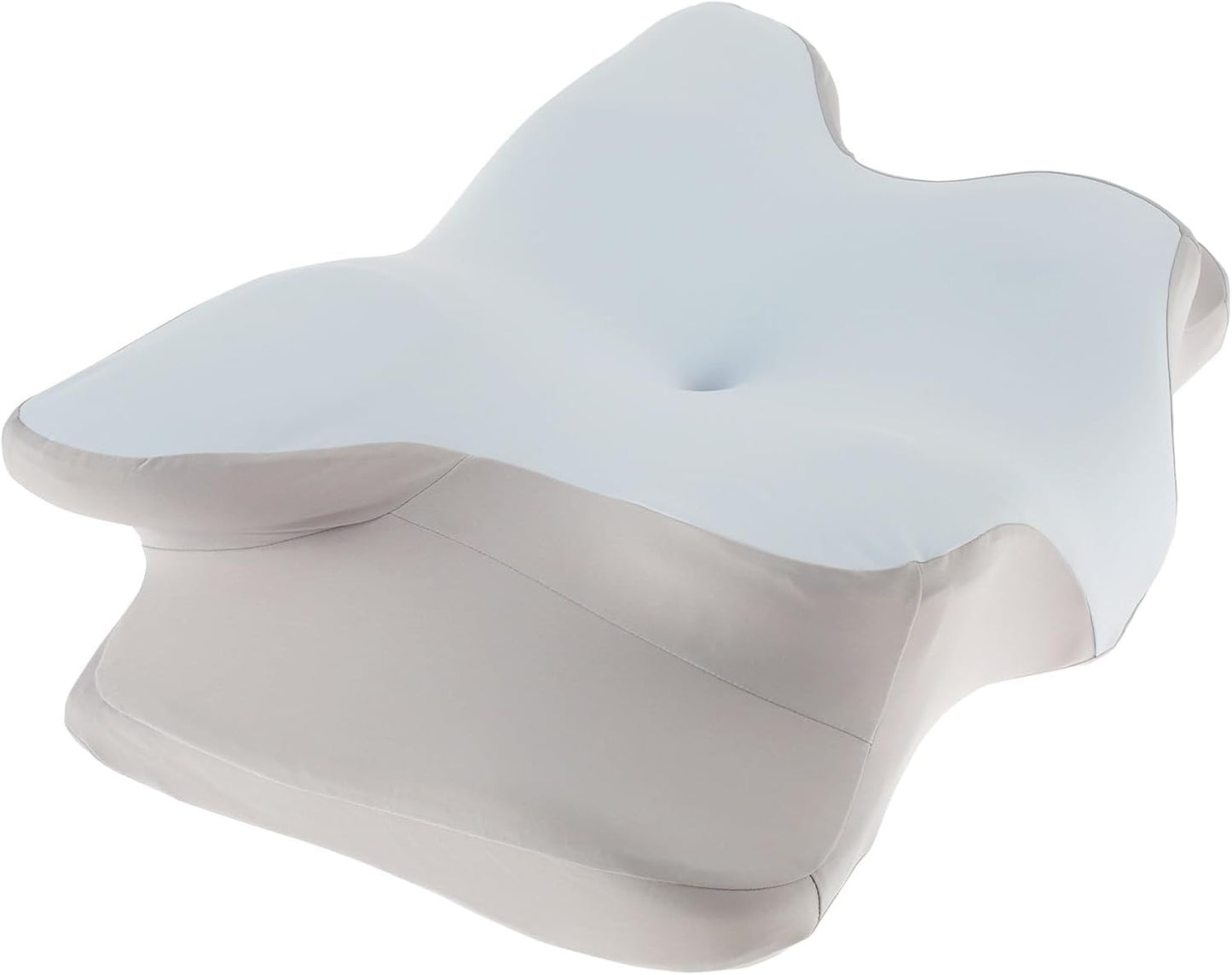 Ergonomic Cervical Memory Foam Pillow – Neck & Shoulder Support (Sky Blue)
