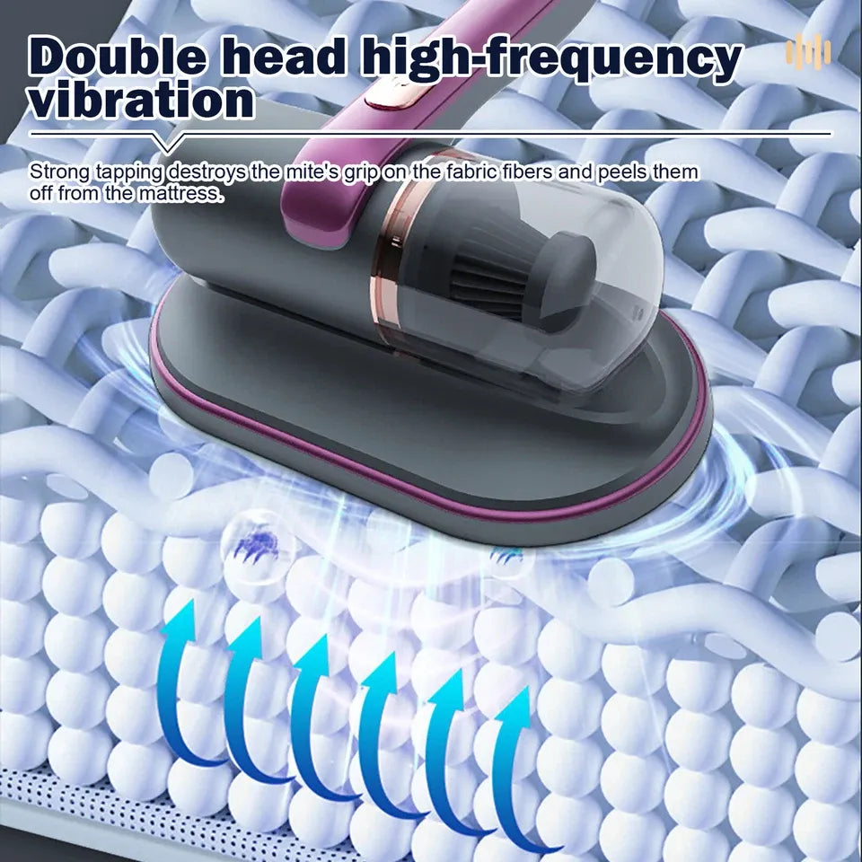 Cordless Dust Mite Remover – 10000Kpa UV Vacuum for Bed, Sofa & Mattress