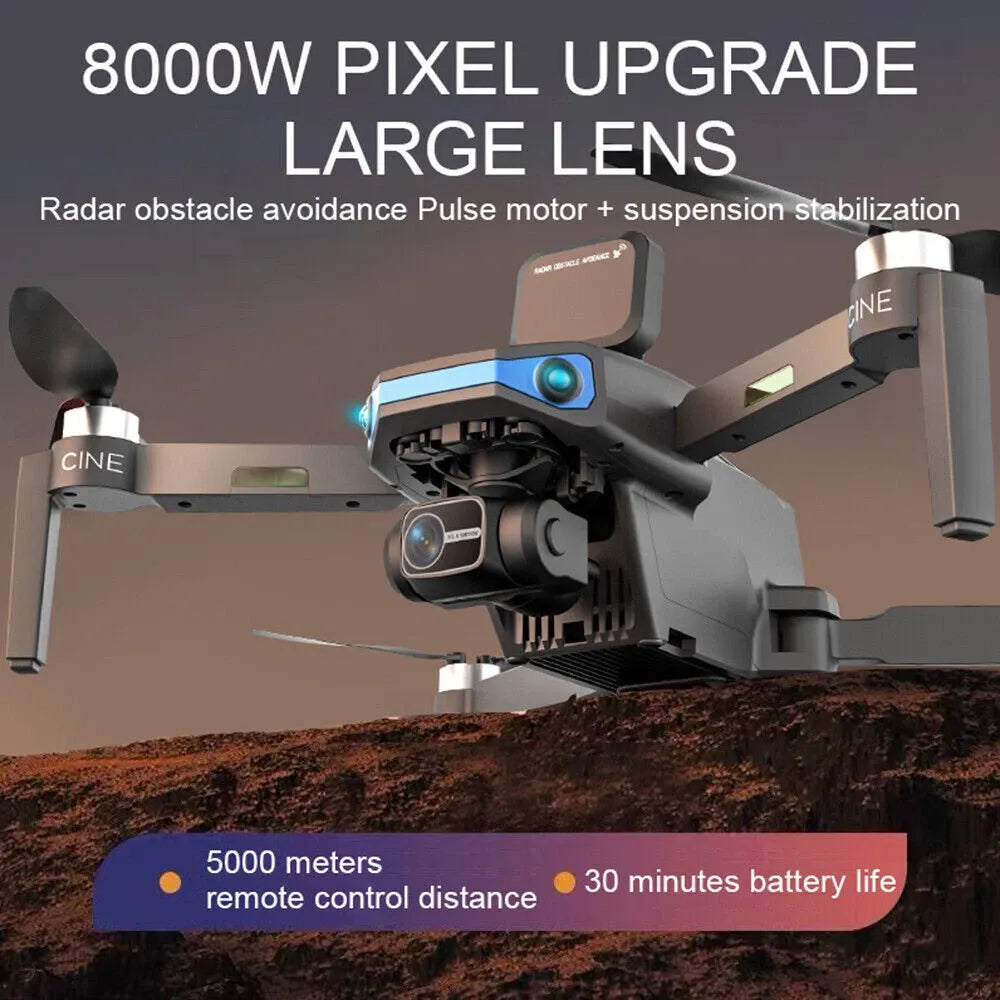 AE3ProMax 5G Drone – Dual Camera GPS FPV Quadcopter with Obstacle Avoidance & WiFi Control