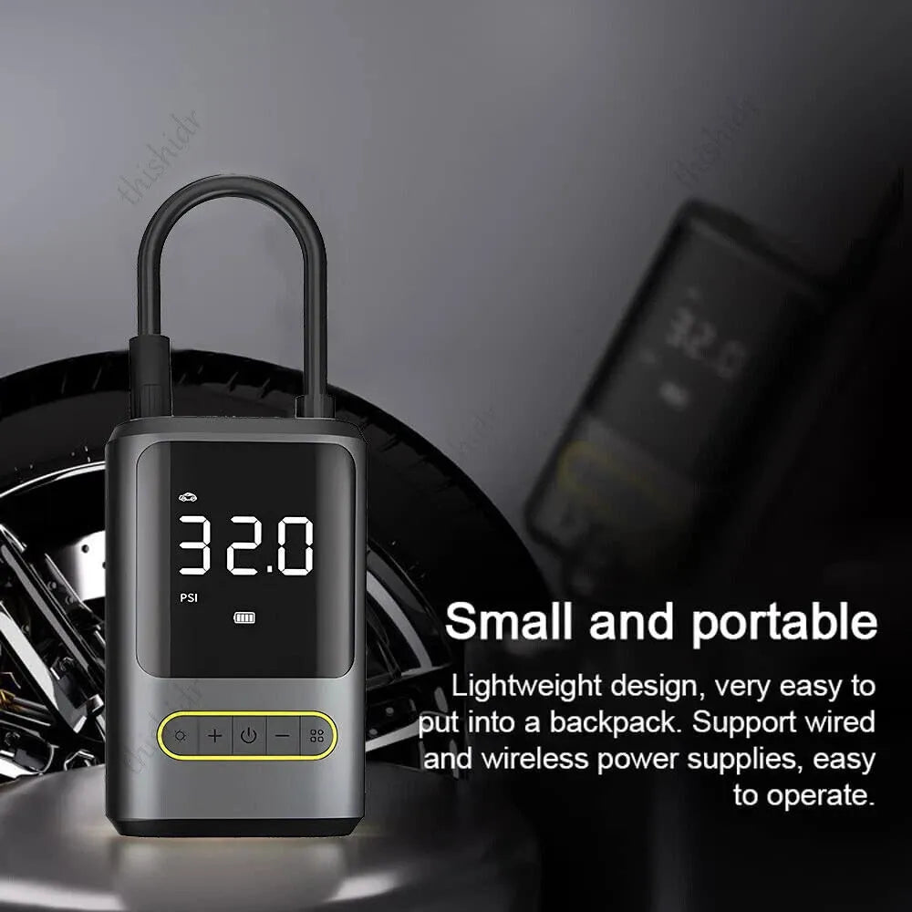 Car Electric Air Pump – Portable Tire Inflator for Vehicles & Sports Balls