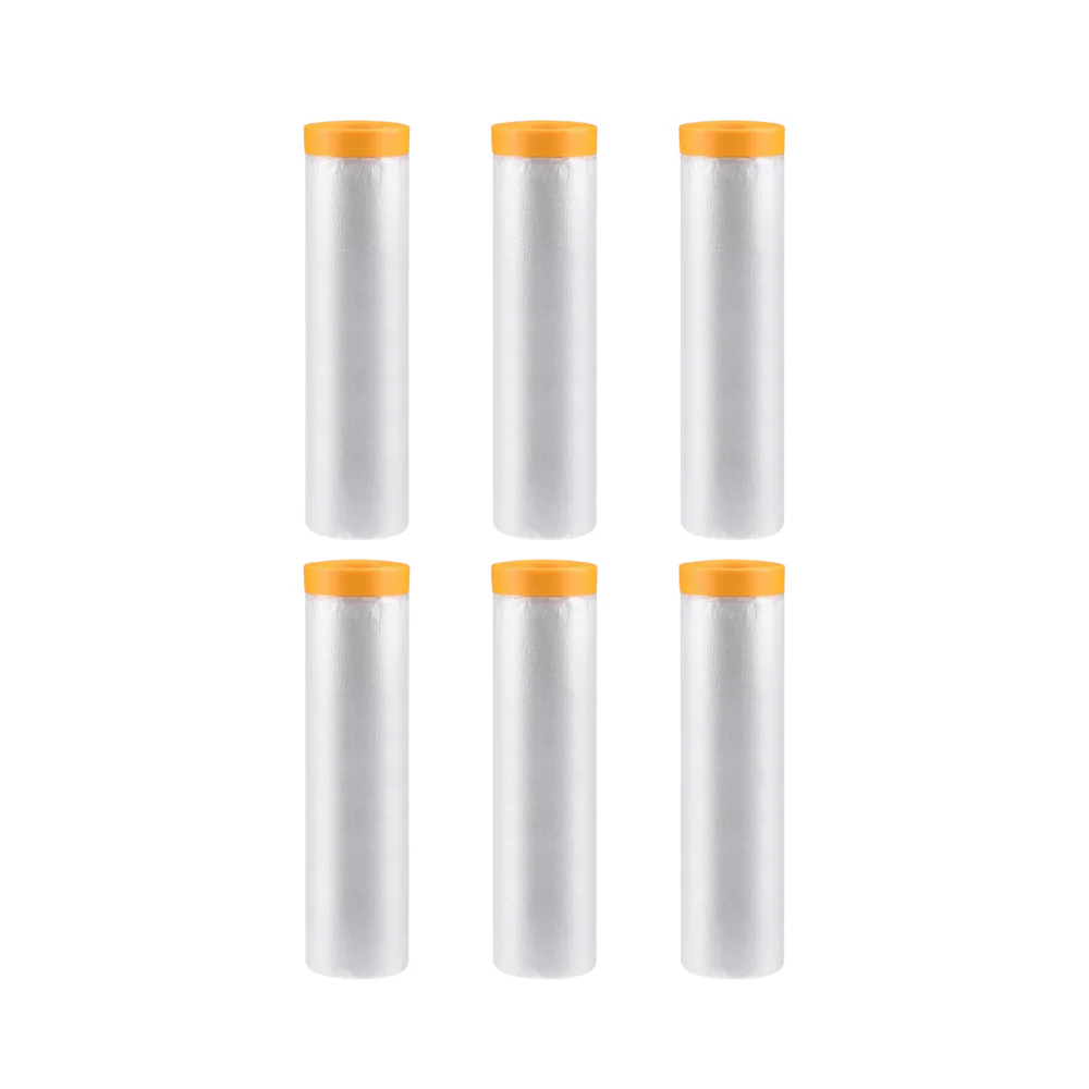 Pre-Taped Masking Film (6 Rolls)