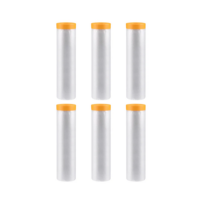 Pre-Taped Masking Film (6 Rolls)