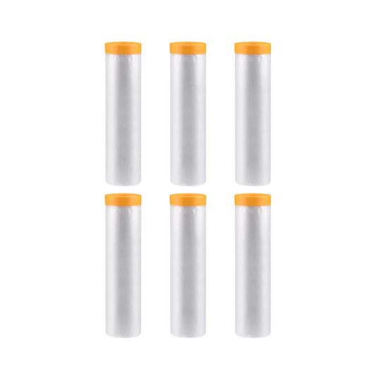 Pre-Taped Masking Film (6 Rolls)