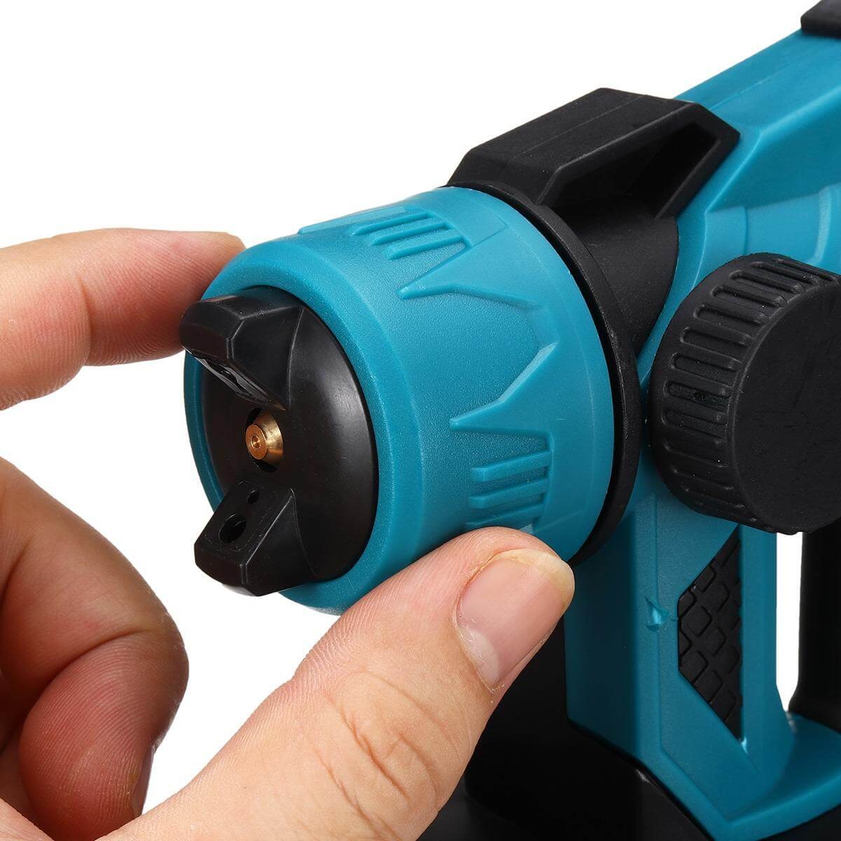 Cordless High-Pressure Paint Sprayer – Compatible with Makita, Dewalt, Ryobi & Milwaukee 18V Batteries