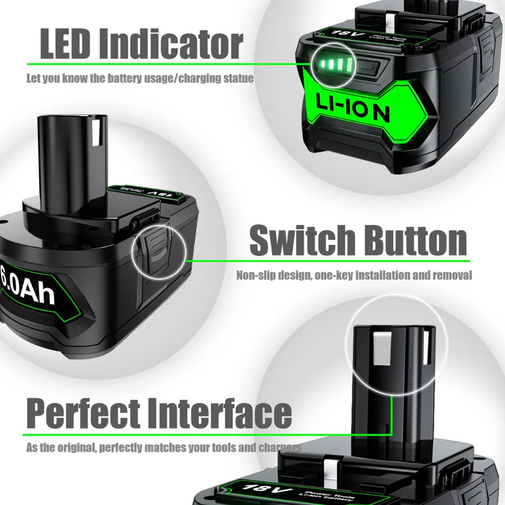 Lithium-Ion Batteries (6.0Ah)