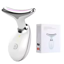 7 Colors LED Neck & Face Massager – Skin Rejuvenation & Lifting Device