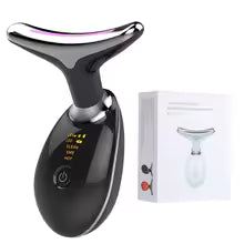 7 Colors LED Neck & Face Massager – Skin Rejuvenation & Lifting Device